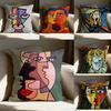 Американское искусство P-Пикассо Наволочка pillowcase, двусторонняя печать, диванная подушка, подушка для изголовья кровати в спальне