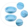2 Pcs Sandbox Inflatable Child Toy Toys Portable Pool Tray Plastic Fishing Game