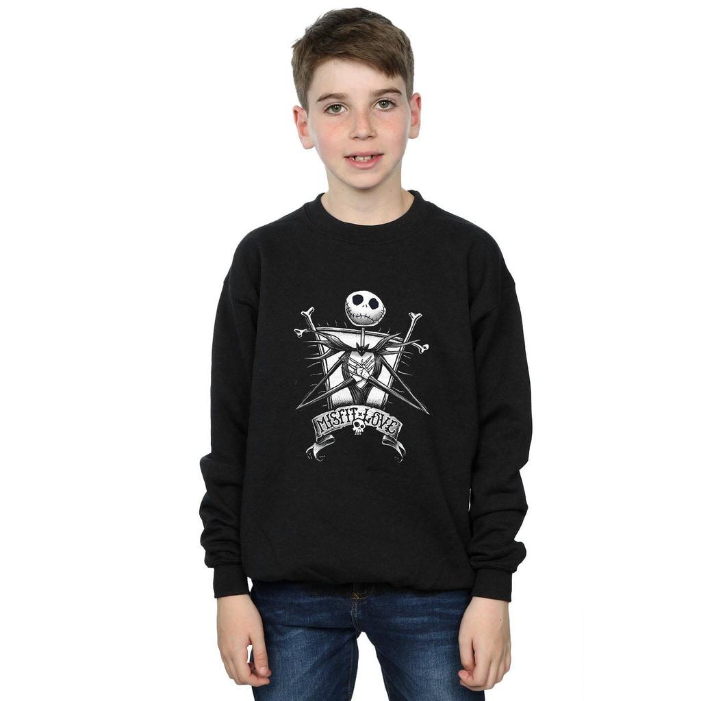 Disney Boys Nightmare Before Christmas Misfit Love Sweatshirt