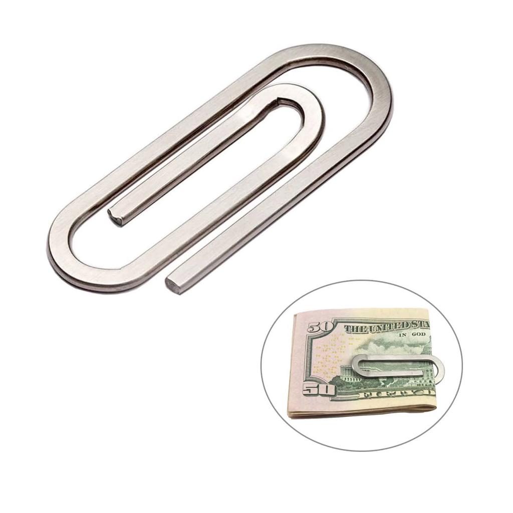 Скрепка для бумаги нержавеющая сталь кошелек зажим для банкнот зажим для кредитных карт жизнь практичный маленький подарок зажим для купюр маленький подарок