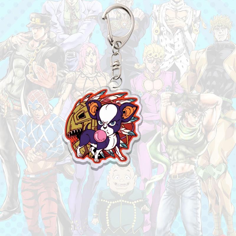 Акриловый брелок JoJo's Bizarre Adventure Крестоносцы Звездной Пыли Звездный Платинум Подвеска для Сумки Аксессуары для Ключей Фестивальный Подарок