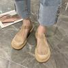Mesh Hollows Sandals Female 2025 New Summer Breathable Thick Bottom Casual Shoes Non-slip Comfortable Roman Sandals Chaussure