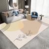 Nordic Living Room Striped Rug Light Luxury Sofa Floor Mat Full Shop Home Room Bedroom Doormat Floormat Bed Carpet Home Decor
