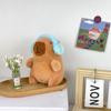 Wearing Headphones Capybara Pendant Plush Capybara Stuffed Animals Capybara Doll Toy  Gift