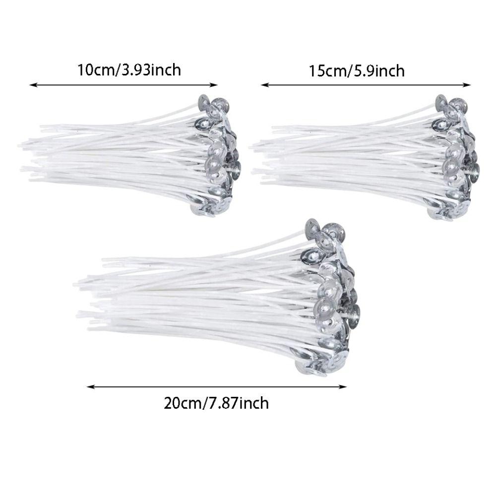 165Pcs Pure Cotton Core Candle Wicks Set Pre Waxed Soy Oil Wax Core  Handmade Candles