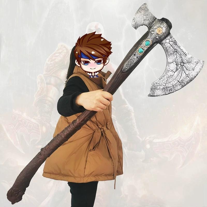 92см Топор Кратоса Катана Бог Войны 4 Косплей Реквизит Клинок Афины Левиафан Меч Хаоса Реальный Размер Японская Катана Самурайская Сабля Игрушка