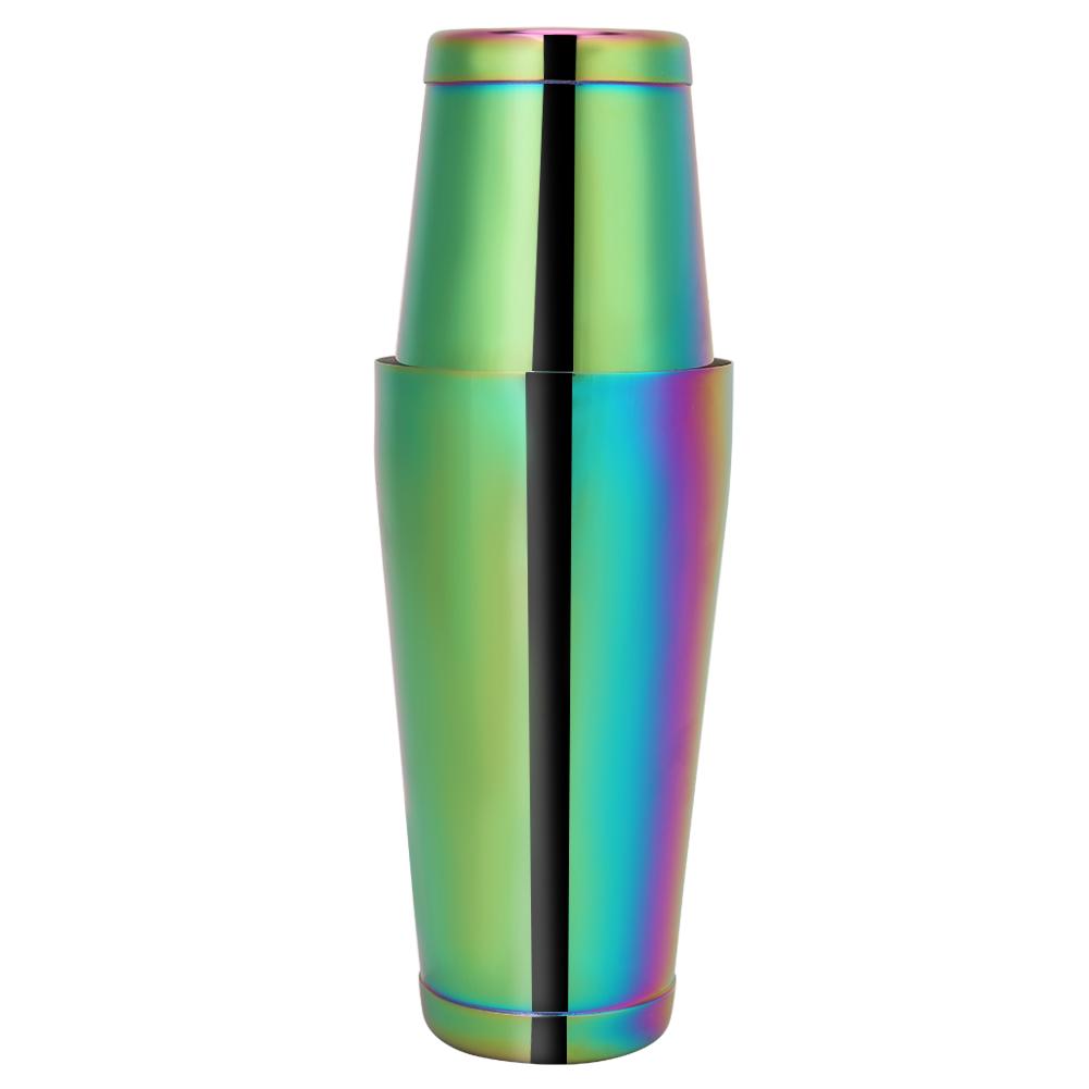 Стильный цветной шейкер для коктейлей из нержавеющей стали Boston, инструмент для смешивания и встряхивания, аксессуары для бара