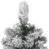 VidaXL Artificial Hinged Christmas Tree with Flocked Snow 120 Cm 358379
