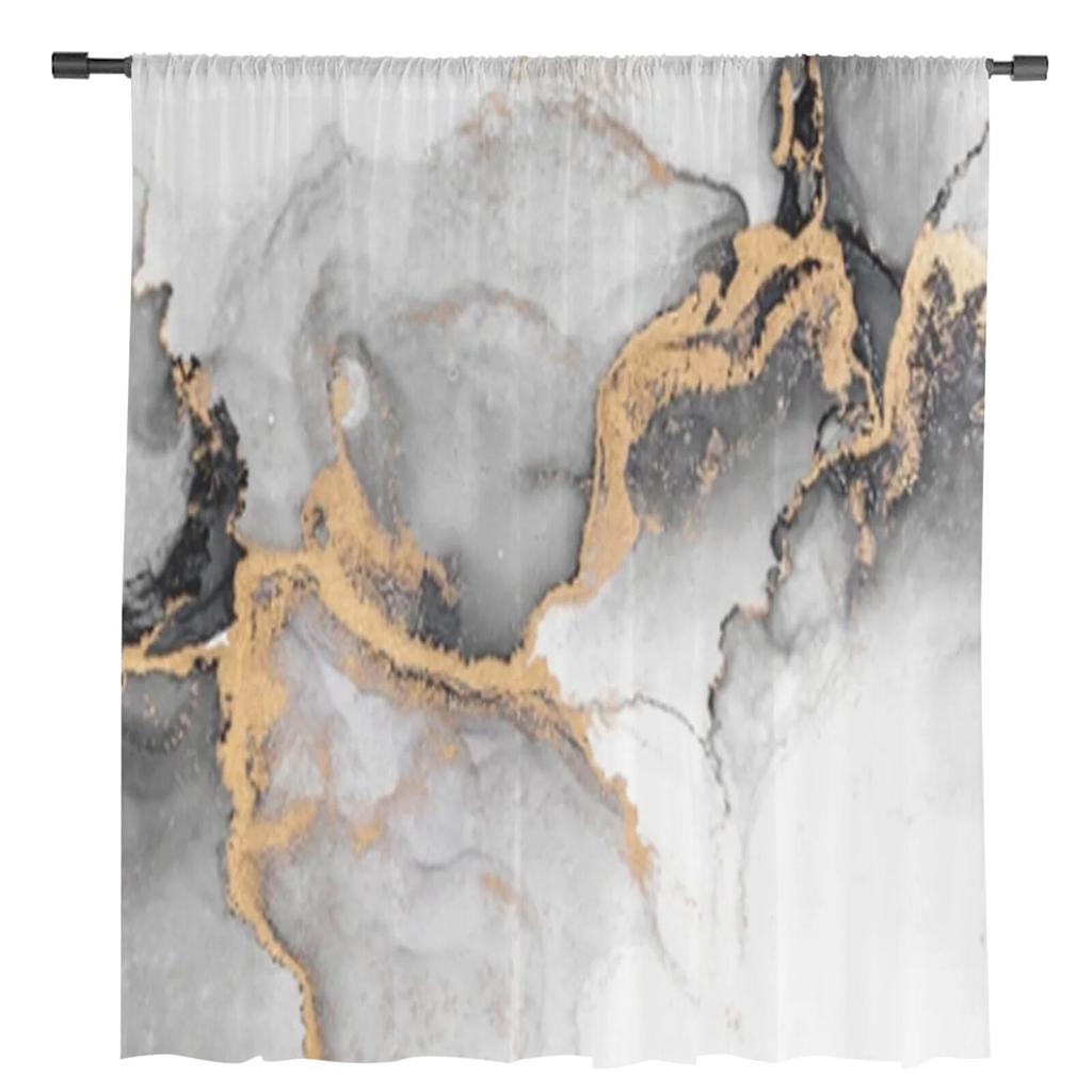Абстрактный фон из мрамора, прозрачные шторы, вуаль для спальни, занавеска для гостиной, окна, прозрачные шторы для кухни, тюлевые шторы