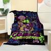 1pc Courage,Cowardly Dog,Animated SeriesDigital Print Fleece Blanket - Contemporary Style, Suitable for All Seasons, Perfect for Home, Trave