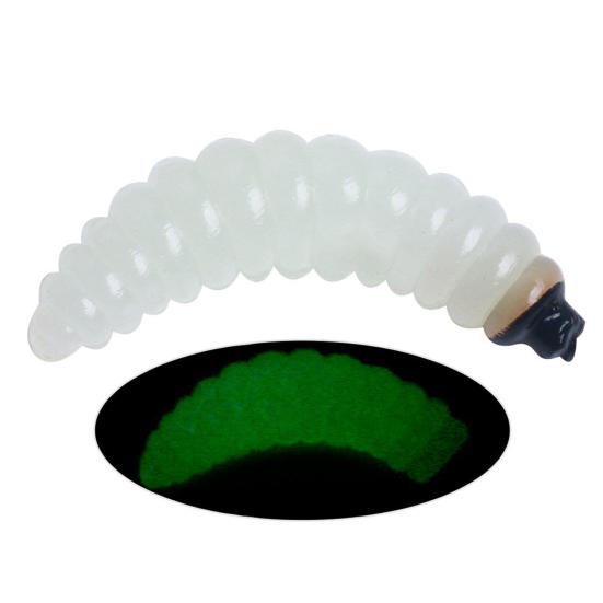 Yousheng 50 шт./пакет, мягкие приманки, имитация красного ротого мучного червя, личинка, рыболовная мягкая приманка, рыболовные снасти