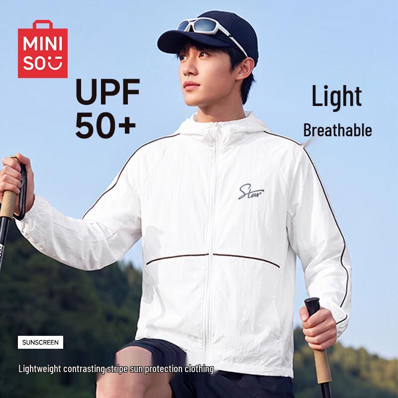 MINISO Мужская легкая толстовка с защитой от солнца UPF50+