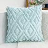 Упаковка из 2 наволочек Boho 18x18 дюймов с плетеным стеганым узором и 3D-ромбовидным узором, наволочка, декоративная наволочка для дивана