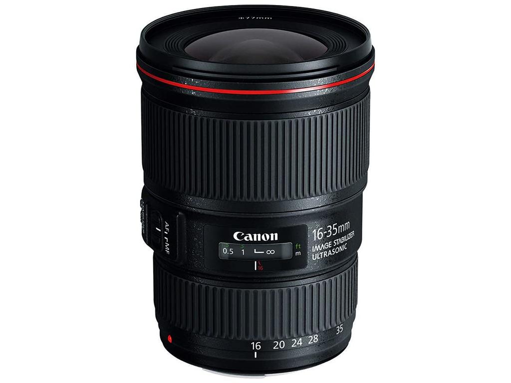 Canon Wide Angle Zoom Lens F4L IS USM Full Size Compatible EF16-35mm EF16-3540LIS