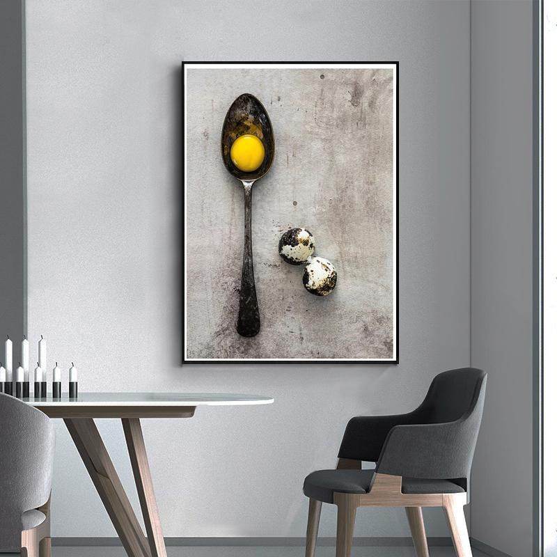 Современный стиль Кухонная утварь и бытовая техника Плакаты Настенное искусство Холст Картина Картины для гостиной Домашний декор Без рамки