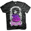 Официально лицензированная мужская футболка большого размера Jimi Hendrix Purple Haze World Tour (черный)
