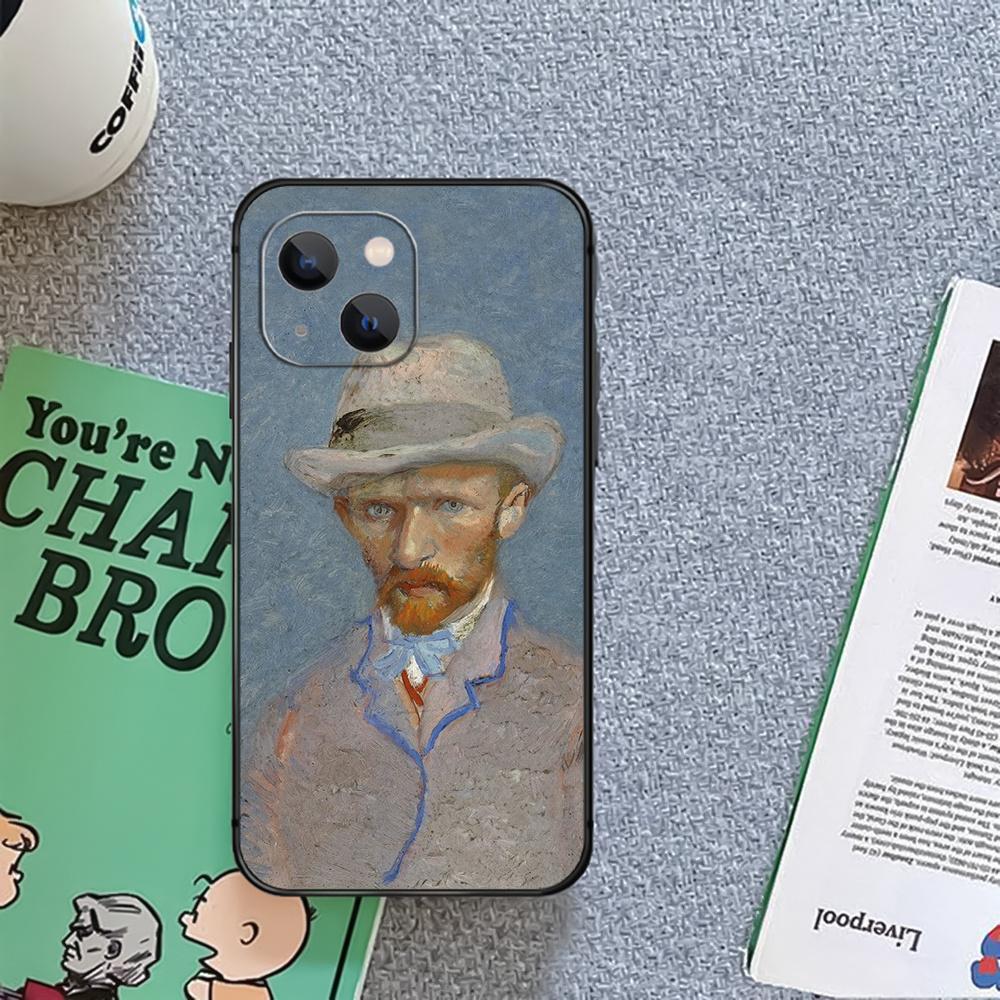 Чехол для телефона с автопортретом Ван Гога, чехол для Iphone Xiaomi Mi Samsung Galaxy Redmi Note AS 11 12 13 14 15 22 23 24 5G Pro Plus Max Fe Ultra