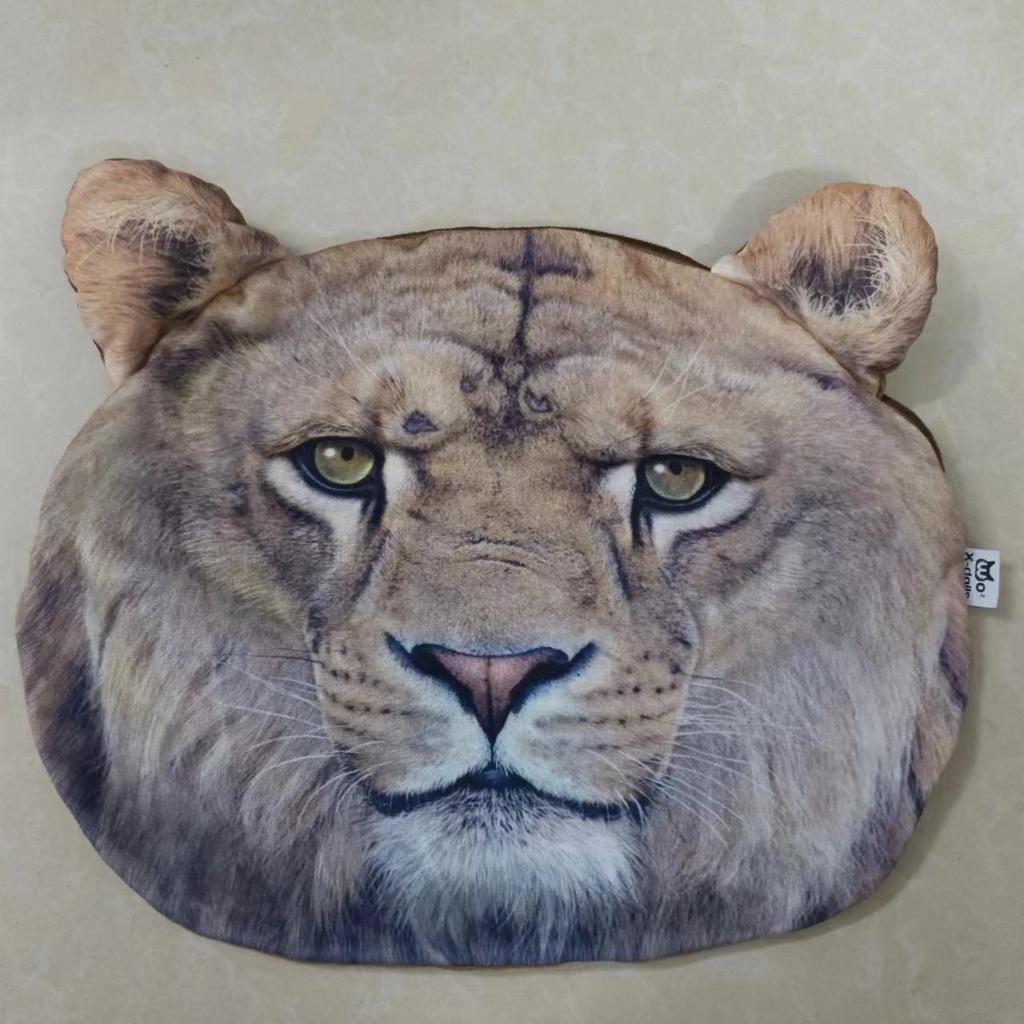 35x36 см 3D Милая подушка для сна в виде кошки, собаки, офиса, чехол для подушки, мультяшная плюшевая мягкая игрушка, детская кукла, моющаяся, для дома, дивана, автомобиля, чехол для подушки