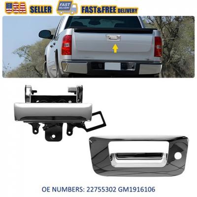 Новая хромированная ручка задней двери с комплектом накладок для 07-14 Silverado Sierra GM1916106 V