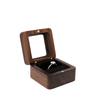 Microfiber Lining Earring Display Box Wooden Jewelry Storage Box Ring Display Box  Valentine's Day