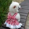Soft Pet Summer Clothes Fashion Pet Dresses Pet Supplies Cat Plaid Skirt  Small Animal