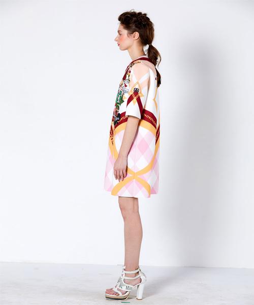 Greedius Print Neoprene Dress