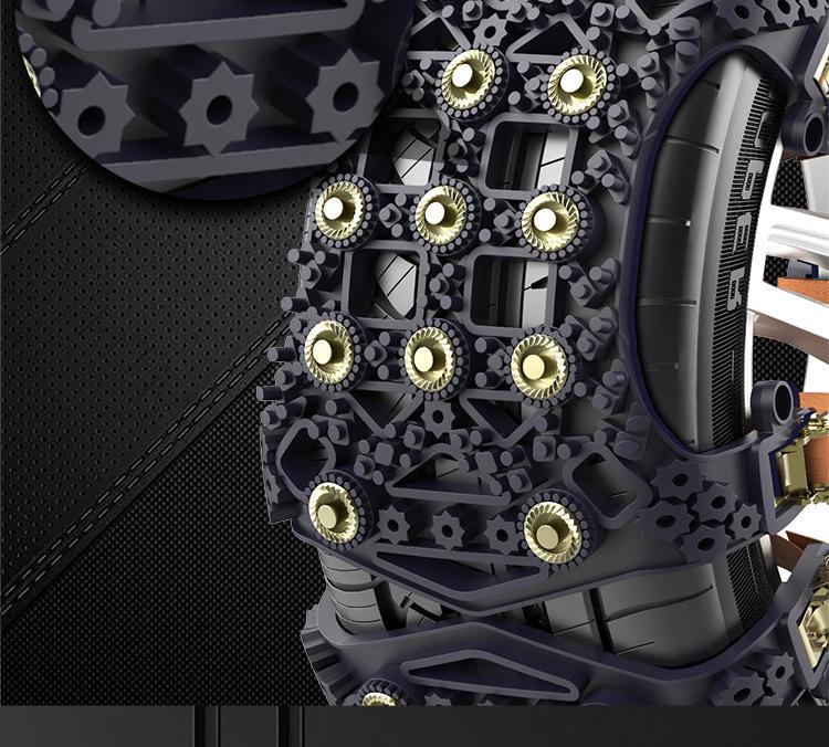 Универсальные автомобильные аварийные противоскользящие цепи для седанов и внедорожников - Безопасность на снежной дороге