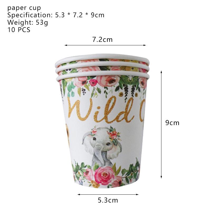 Один красочный мир животных принадлежности для дня рождения декор для радостных празднований**