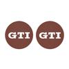 2026 Hot 2Pcs Car Coaster Water Cup Mat Non-Slip Pad For Volkswagen VW Golf Amarok Beetle GTI Magotan T-ROC T-Cross Polo Atlas ID3 Tiguan
