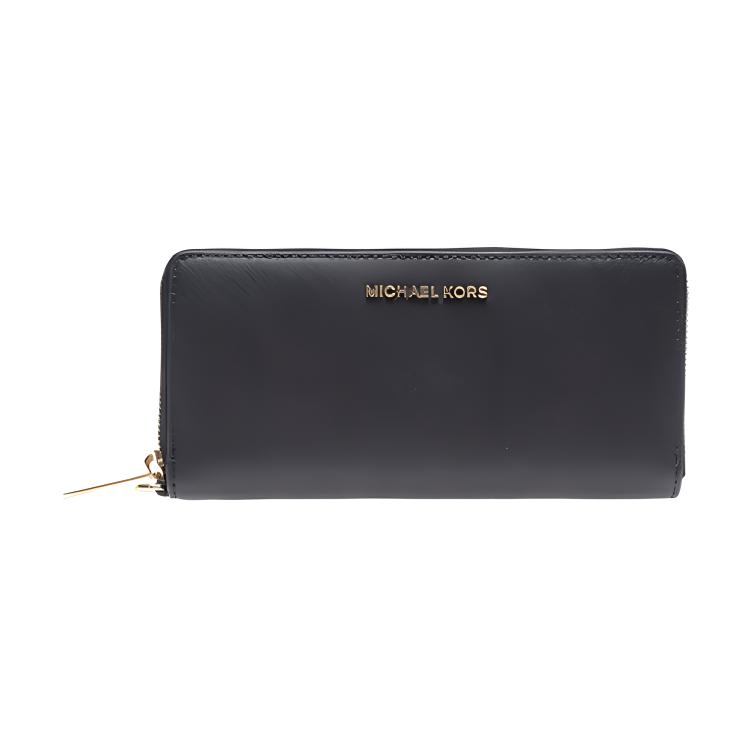 Michael Kors Long Letter Logo Wallet Leather Clutch Women wallet Black 32S5GTVE9L-BLACK