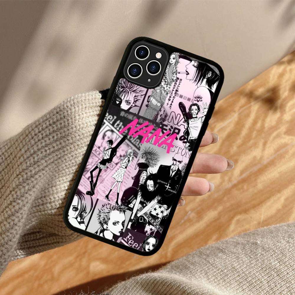 Крутой чехол для телефона с Наной Осаки из аниме Для iphone 11 12 13 14 15 Pro Max 17 16 Plus Жесткая задняя крышка из ПК+ТПУ