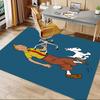 Tintin Snowy Adventure Carpet For Playroom Bedroom Living Room Sofa Home Decorkids Game Area Rug Nonslip Floor Mat
