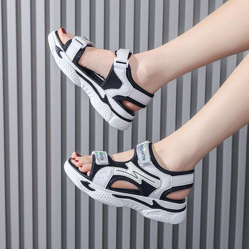 Летние ультралегкие сандалии женские спортивные сандалии для девочек сандалии на липучках для девочек