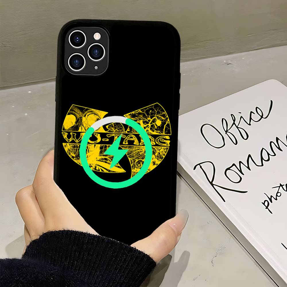 Модные Тренды WU-T-TANG CLANs Магнитный Матовый Чехол Для Телефона Для IPhone 16 17 15 14 13 12 11 Для Magsafe Беспроводной Зарядки Обложка
