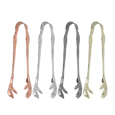 Щипцы для льда в форме когтя из нержавеющей стали, ручная полировка, щипцы для льда в форме орлиного когтя для бара, домашнего использования