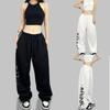 American Hip Hop Trendy Women's Wide-Leg Jazz Dance Pants