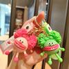 Забавный Монстр с Химической Завивкой Силиконовый Брелок Милая Мультяшная Кукла Брелок для Ключей Автомобиля Подвеска для Сумки Креативный Подарок