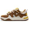 Anta Comfortable Non-Slip Durable Low-Top Skate Shoes Women Sneakers Brown White 122428061-5