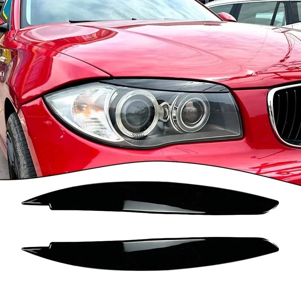Для BMW 1 серии E81 E82 E87 E88 2004-2014 Накладки на фары "брови" Накладки на веки Декоративные накладки Модификация экстерьера Тюнинг Аксессуары Комплект обвеса