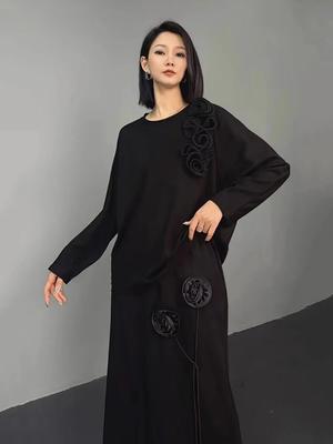 Толстовки с объемным декором LJ1021