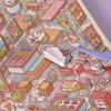 Decompression Miniature Landscape Sticker Collection PET Miniature Scene Collage  Toy