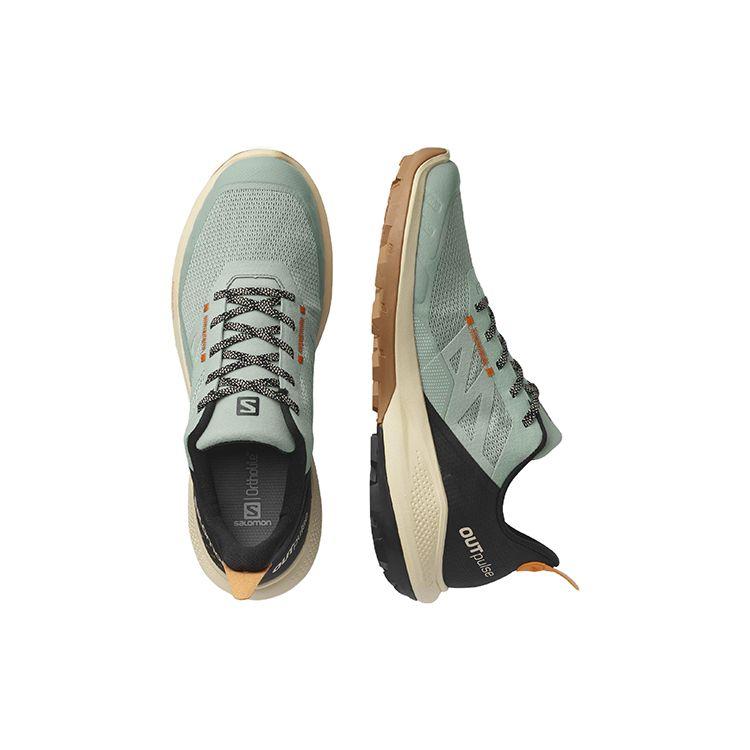 SALOMON Ткань Outpulse Прочные Низкие Походные Кроссовки Мужские Походные Кроссовки Синие Черные 415851