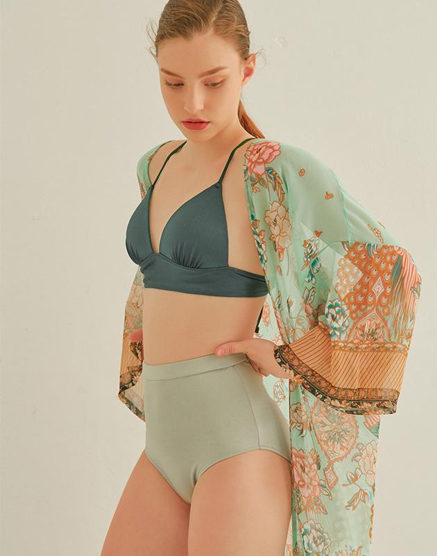 VIKINI VENDER Flora Ethnic Chiffon Robe