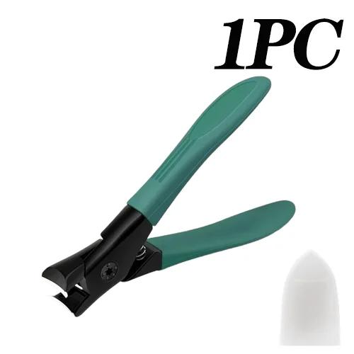 10 шт. Брызгозащитные кусачки для ногтей с большим отверстием, специальные кусачки для толстых и твердых ногтей, набор кусачек для ногтей для домашнего использования