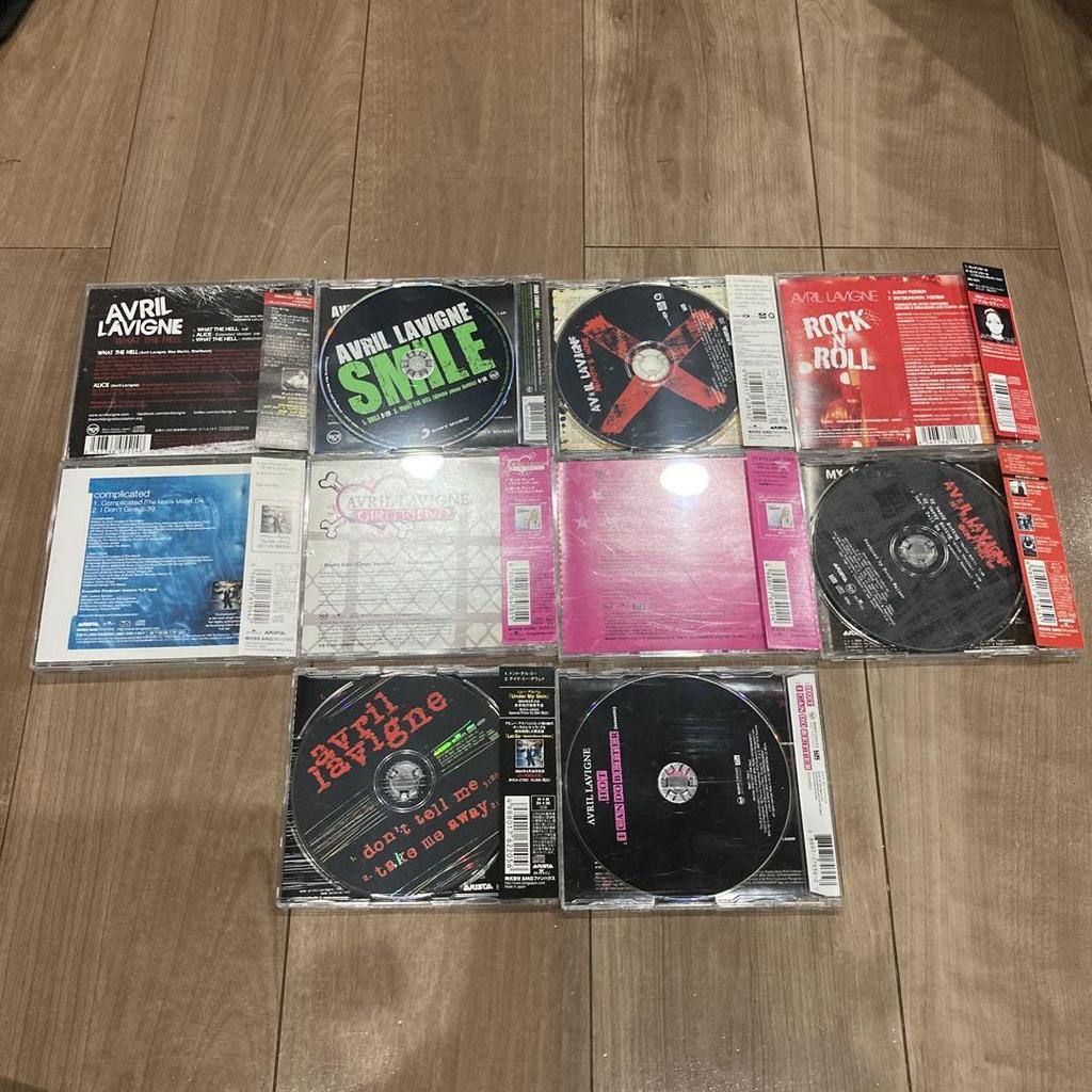 [USED] Avril Lavigne Single CD 10 CD set