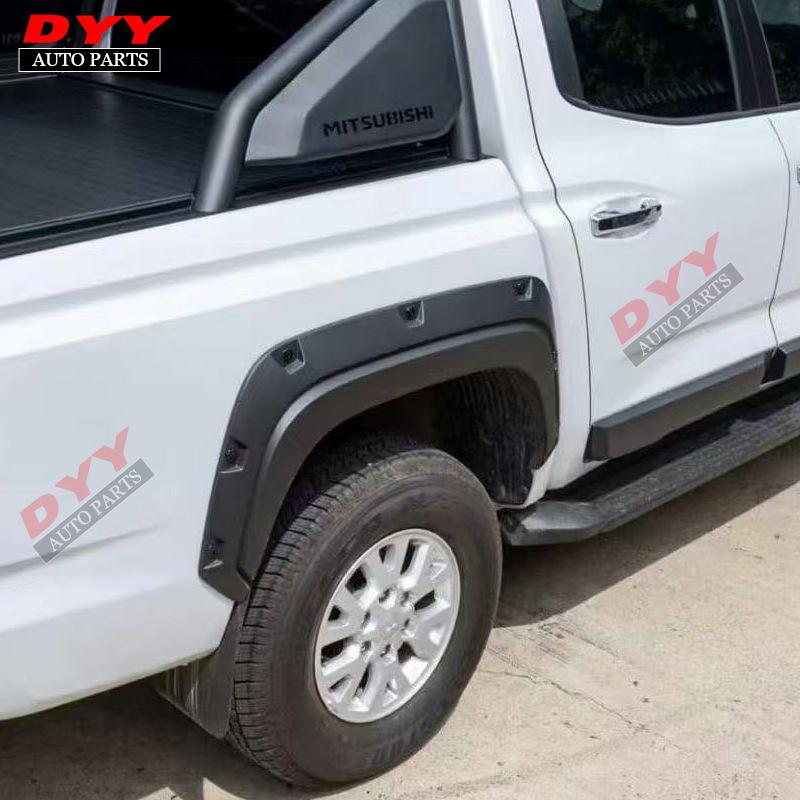 Mitsubishi Triton L200 2023-2024 Wide Fender Flares & Modified Mud Flaps