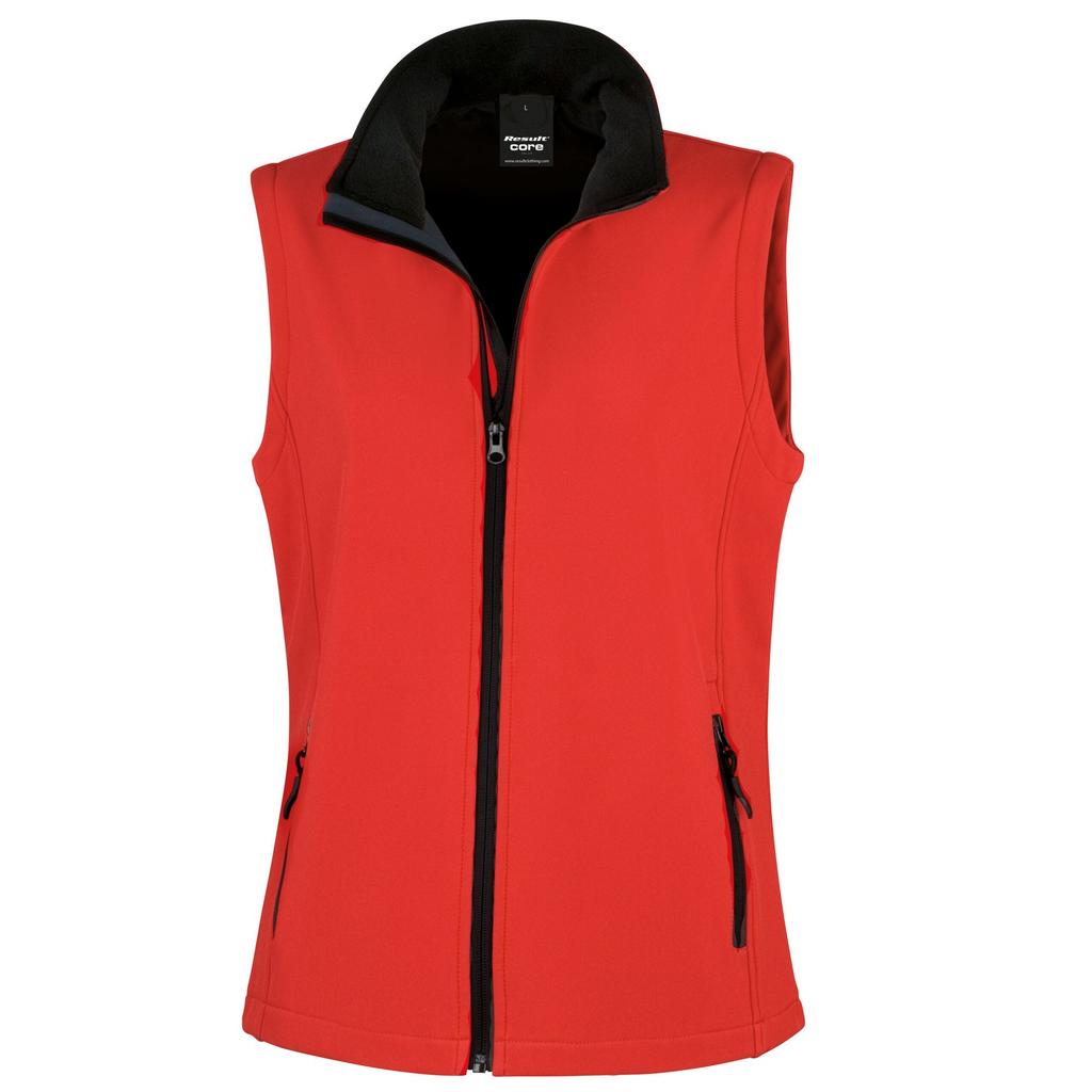 Result Womens/Ladies Softshell Body Warmer