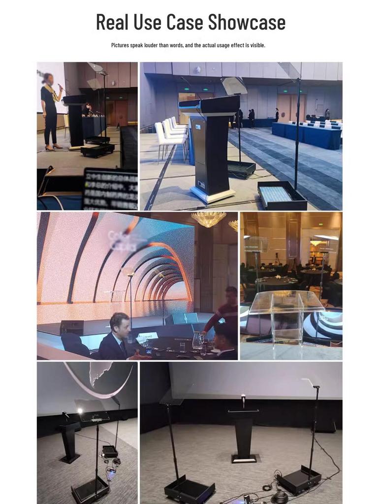 Sai Tianying STY/HY-2380 HD Transparent Teleprompter for Press Conferences and Meetings