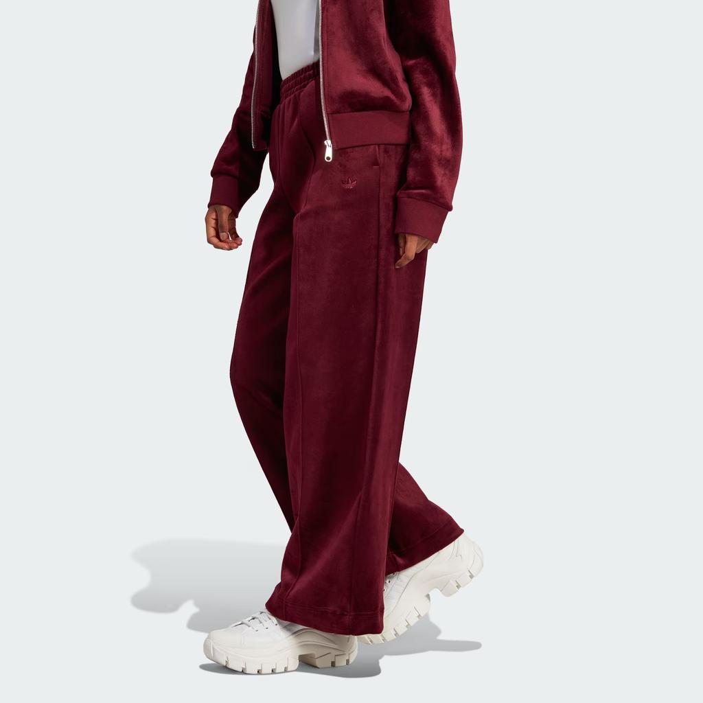adidas Спортивные брюки Originals Premium Essentials с однотонным логотипом, свободные трикотажные спортивные брюки для женщин, темно-фиолетовые IL5744