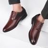 Модная Новая Мужская Кожаная Обувь Классическая Остроносая Формальная Свадебная Деловая Мужская Формальная Обувь На Шнуровке Zapatos De Hombre